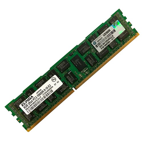 Оперативная память HP 8GB 1x8GB PC3-10600 Reg CAS 9 DRAM, 500205-071, 501536-001, 500662-B21 500662-B21 - фото 3611