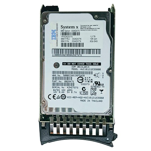 Жесткий диск IBM 1.2TB 10K 12Gb SAS 2.5 Inch, 02PX588 02PX588 - фото 4320