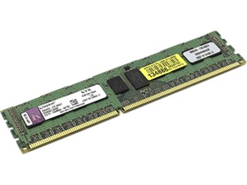 Оперативная память Kingston 8Gb DIMM DDR3 ECC Reg PC3-12800 CL11 1600MHz, KVR16R11D8/8 KVR16R11D8-8 - фото 3970