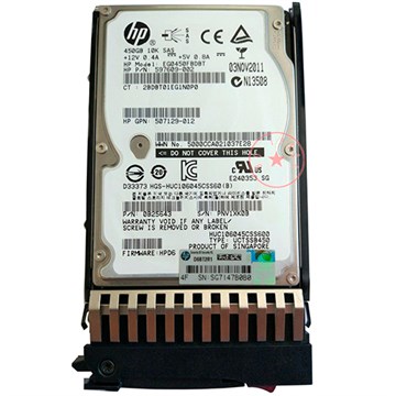 Жесткий диск HP 450Gb 6G 10K DP SAS 2.5", 581310-001, 599476-002, 581284-B21, 597609-002 581284-B21 - фото 4441