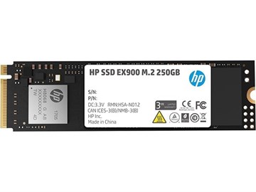 2YY43AA Твердотельный диск 250GB HP EX900 M.2, NVMe 3D TLC 2YY43AA - фото 106338