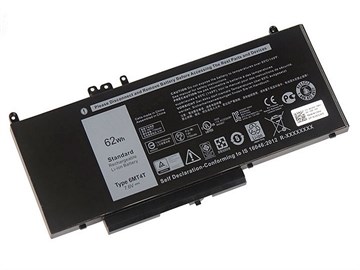 312-0113 Аккумуляторная батарея Dell 1691P 14,8v 3600mAh 55Wh 312-0113 - фото 114244