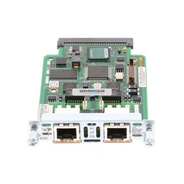 VWIC2-2MFT-G703 Сетевая карта Cisco 2-Port 2nd Gen Multiflex Trunk Voice/WAN VWIC2-2MFT-G703 - фото 119567