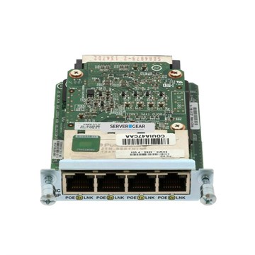 EHWIC-4ESG-P Сетевая карта Four port 10/100/1000 Ethernet switch interface EHWIC-4ESG-P - фото 119750