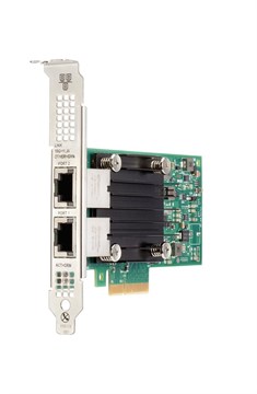 817738-B21 Адаптер сети HPE Ethernet 562T с двумя портами 10Gb подключение PCIe 3.0 Intel для серверов Gen10 817738-B21 - фото 131676