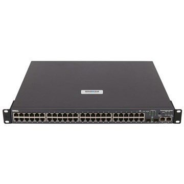 PC3448P Переключатель PowerConnect 3448P 48x1GB BASE-T 2x10GB SFP+ PC3448P - фото 135294