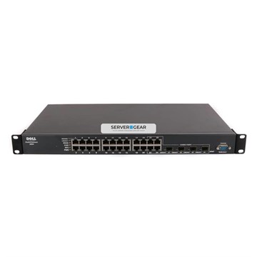 XJ675 Переключатель PowerConnect 5324 24x1GB BASE-T 4xSFP+ XJ675 - фото 136122