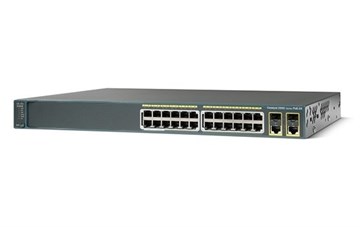 WS-C2960-24PC-L Коммутатор Cisco Catalyst - 24xFE (PoE) + 2xGE (SFP), LAN Base WS-C2960-24PC-L - фото 137545