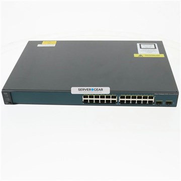 WS-C3560V2-24TS-SD Переключатель Cisco 3560V2 24 10/100 + 2 SFP + IPB Image + DC WS-C3560V2-24TS-SD - фото 139783