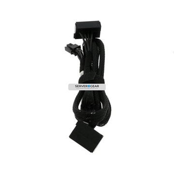01PF262 Кабель Lenovo Mini 4 Pin to 2 x SATA Power Sleeved 40cm 01PF262 - фото 151550
