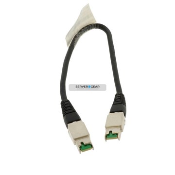 00TV578 Кабель 0.40m HSSDC2 to HSSDC2 Cable Mini-Ethernet Flash Enclosure Special Connection 00TV578 - фото 152708