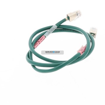 038-003-677 Кабель EMC 1M ETHERNET CROSSOVER CABLE 37 GREEN Cable 038-003-677 - фото 152994