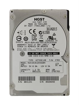 Жесткий диск HGST Ultrastar C10K1800 1.2TB 2.5" SAS, HUC101812CSS200 HUC101812CSS200 - фото 4419