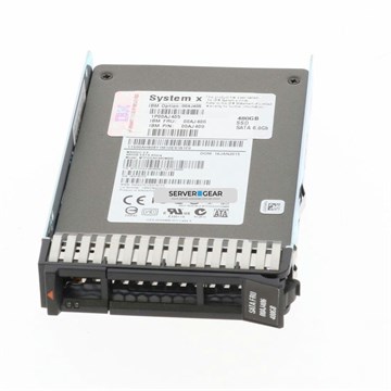 00AJ406 Жесткий диск 480GB SATA 2.5in MLC G3HS Enterprise Value SSD 00AJ406 - фото 96097