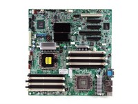 519728-001 Материнская Плата Hewlett-Packard i5500 Dual Socket 1366 12DDR3 6SATAII PCI-E16x 3PCI-E8x PCI SVGA 2xGbLAN E-ATX 5860Mhz For ML150G6 519728-001