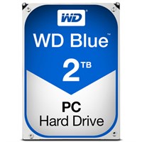 Жесткий диск Western Digital Blue 2Tb 6Gb 5,4K 64Mb SATA 3.5", WD20EZRZ WD20EZRZ