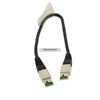 00TV578 Кабель 0.40m HSSDC2 to HSSDC2 Cable Mini-Ethernet Flash Enclosure Special Connection 00TV578 - фото 152708