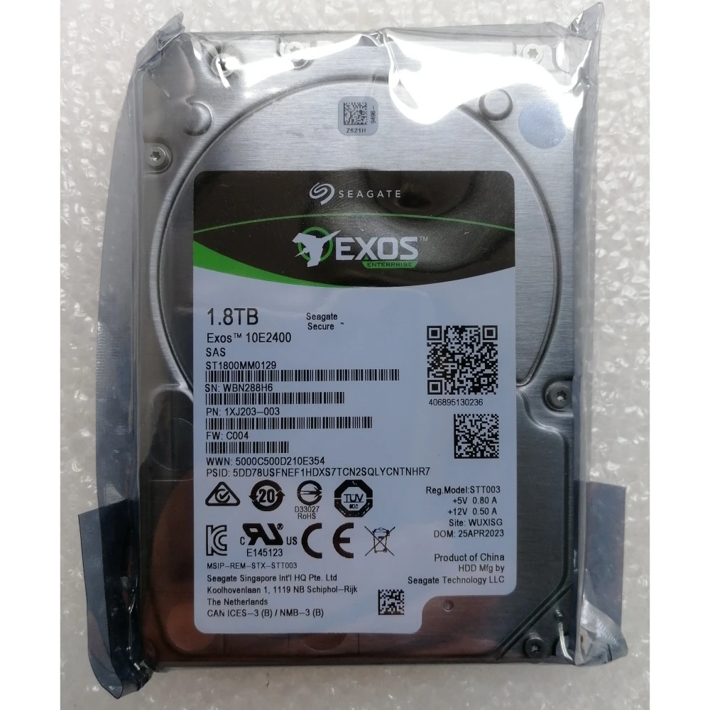Жесткий диск Seagate ST1800MM0129 1.8 ТБ 10K 12G SAS 2.5' серверный HDD 1XJ203-003 Exos 10E2400