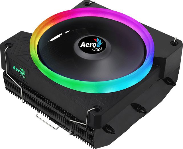 Устройство охлаждения(кулер) Aerocool Cylon 3H Soc-AM4/AM3+/1150/1151/1200 4-pin 13-24dB Al+Cu 125W 480gr LED Ret