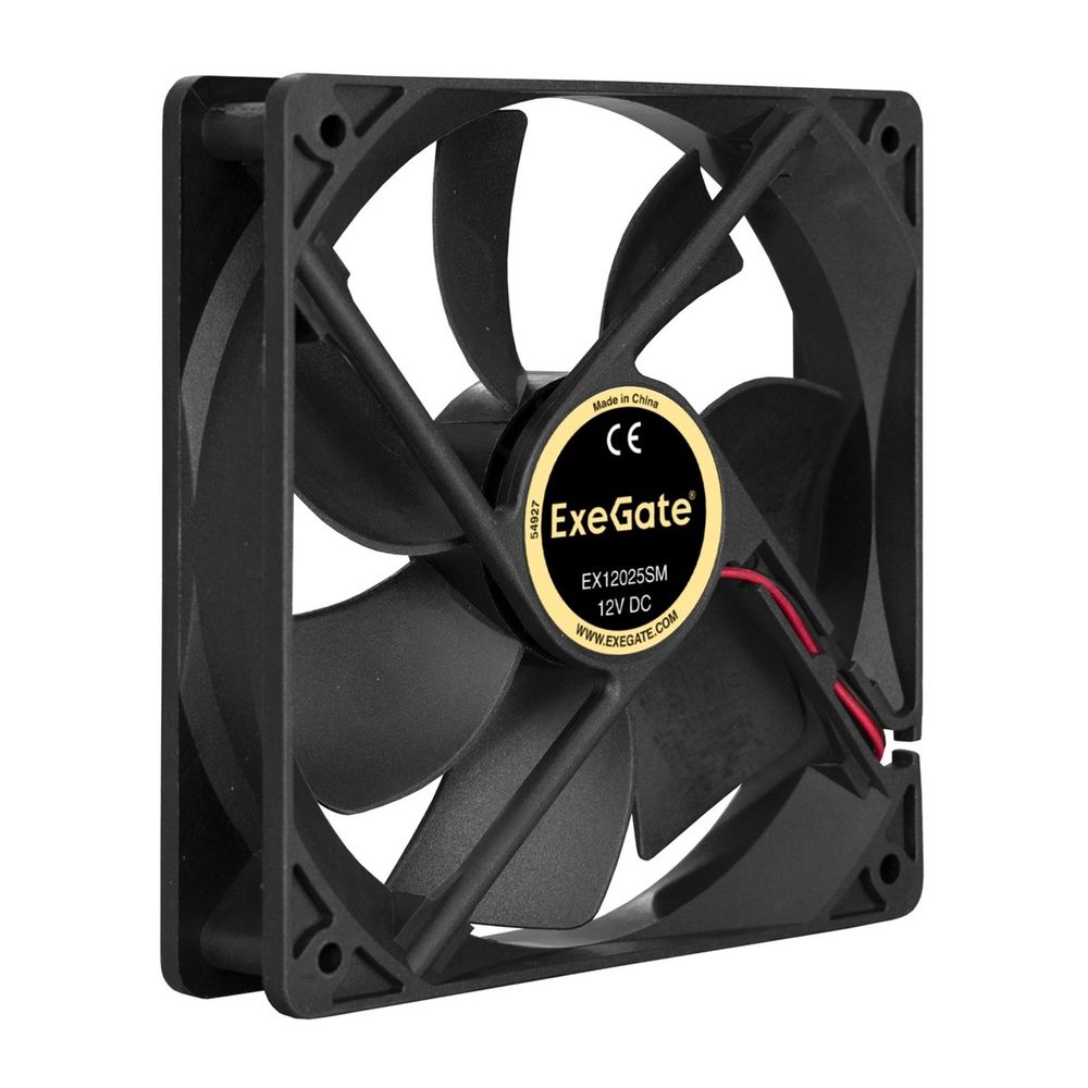 Вентилятор ExeGate EX12025SM (EX283394RUS) 120x120x25 мм, Sleeve bearing (подшипник скольжения), Molex, 1200RPM, 19dBA