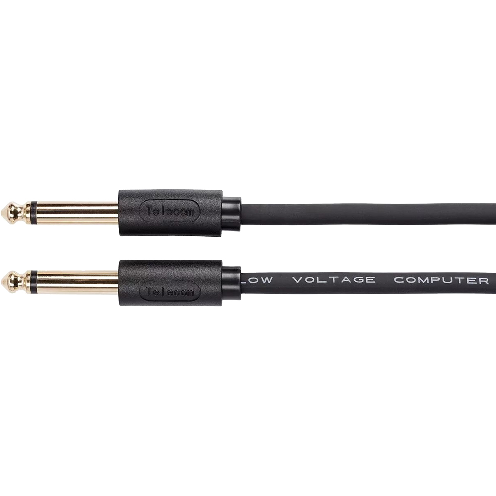 Кабель-соединит 6.35ST(M)/6.35 ST(M), 3м, Telecom PRO <TAV6166-3M> VCOM Кабель-переходник Telecom jack 6.35 mm M/jack 6.35 mm M (TAV6166-3M)