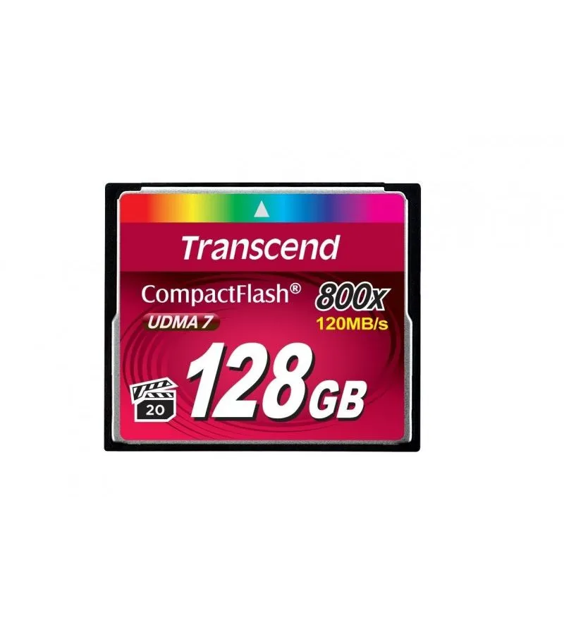 Карта Памяти CF 128Gb Transcend 800X (120/60 Mb/s) в Санкт-Петербурге