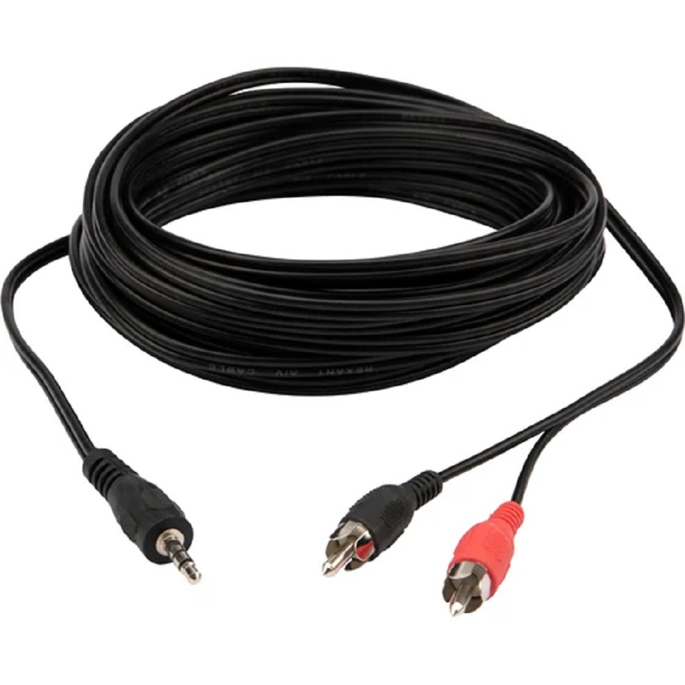 Rexant (17-4207) Шнур Стерео 3,5мм - 2 RCA, 10м