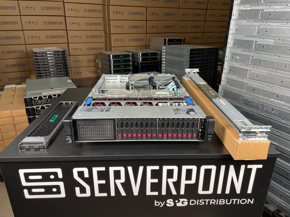 HPE DL380 Gen10 16SFF 8 SAS/SATA+8NVME/1xP408i-a/1xNIC(1Gb)/2xБП