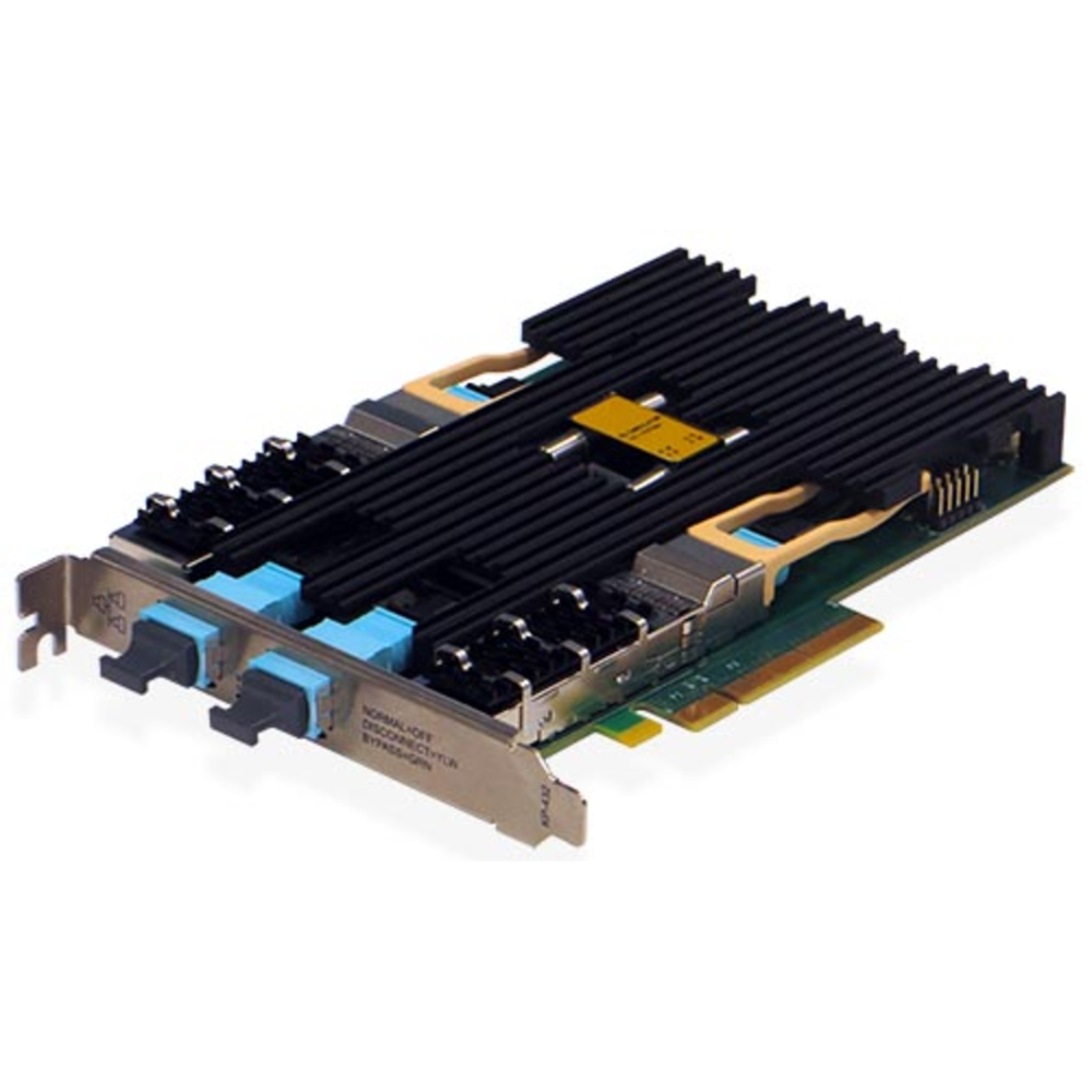 Сетевая карта 2 порта 40GBase-SR4 Bypass (MPO, XL710BM2), Silicom PE340G2BPI71-QS41