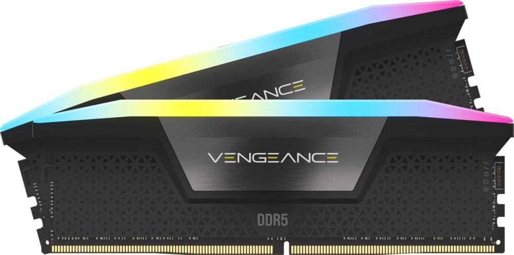 Память DDR5 2x16Gb 5600MHz Corsair CMH32GX5M2B5600C40K Vengeance RGB RTL PC5-44800 CL40 DIMM 288-pin 1.25В