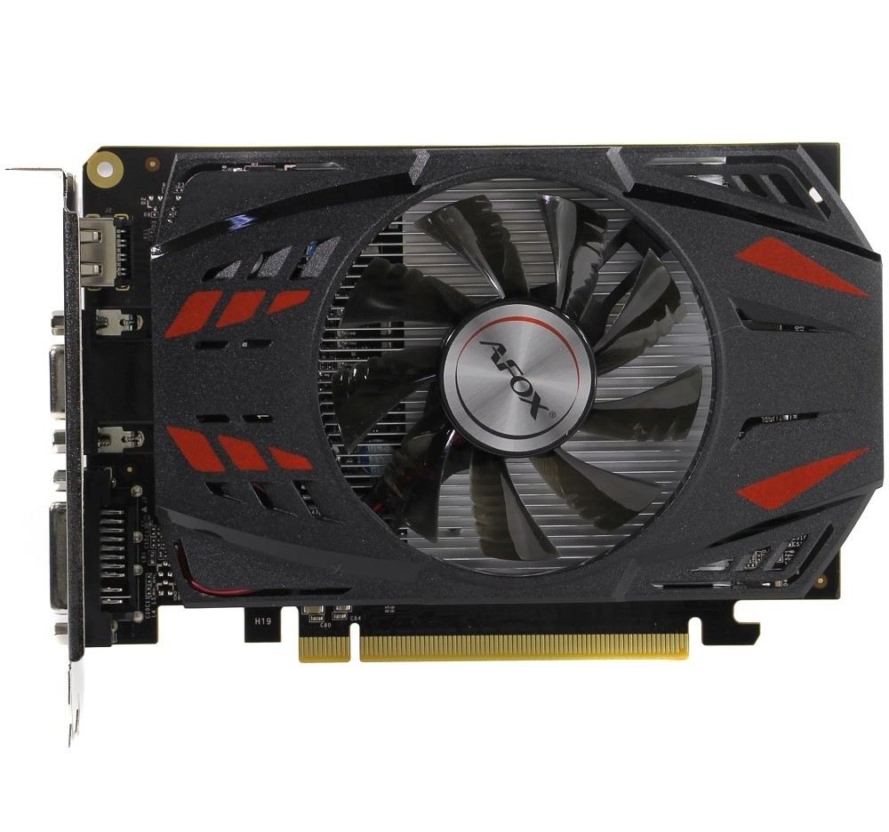Видеокарта Afox GT730 4GB GDDR5 128bit ATX Single Fan VGA DVI HDMI RTL {30} (780612) (AF730-4096D5H5)