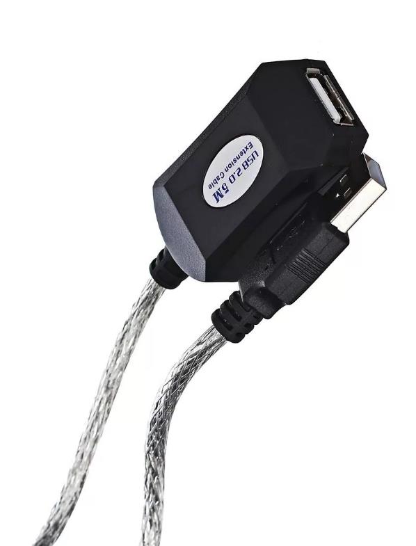 Aopen/Qust Кабель-адаптер USB2.0-repeater, удлинительный активный <Am-->Af> 5м (ACU823-5M) [6938510851314]