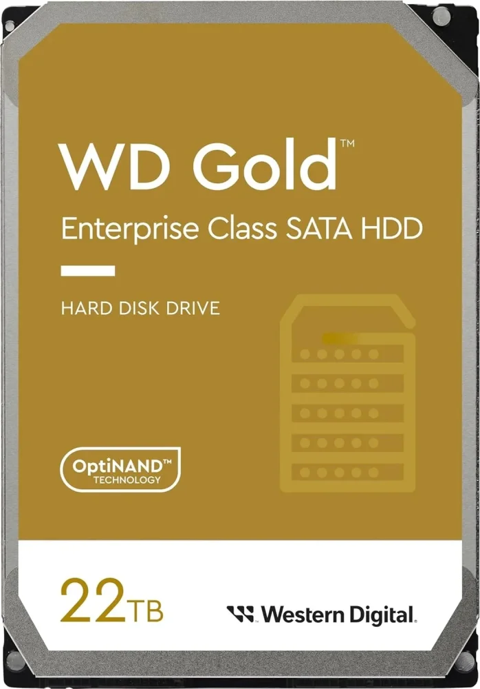 Жесткий диск WD GOLD 22TB (WD221KRYZ) в Санкт-Петербурге