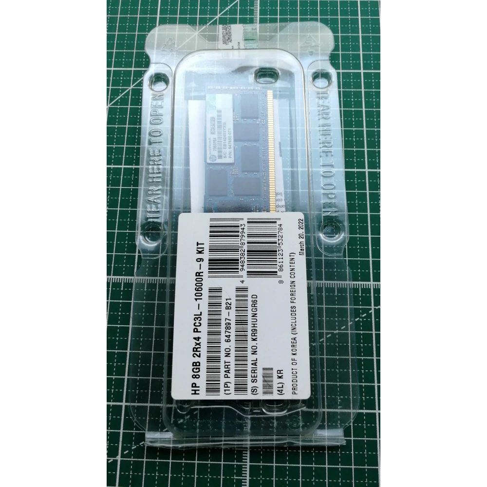 Оперативная память HP 647897-B21 8G 1333MHz DDR3 RDIMM 2Rx4 PC3L-10600R CAS-9 LV ECC Registered серверная 647897-S21 664690-001 647650-071 647897-B21