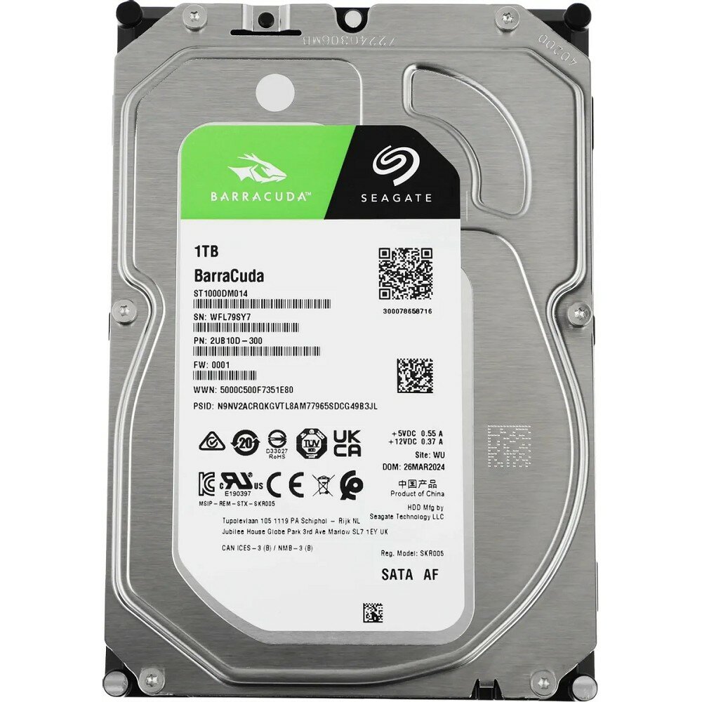 ST28000NM000C Жесткий диск Seagate SATA 28TB 7200 3.5