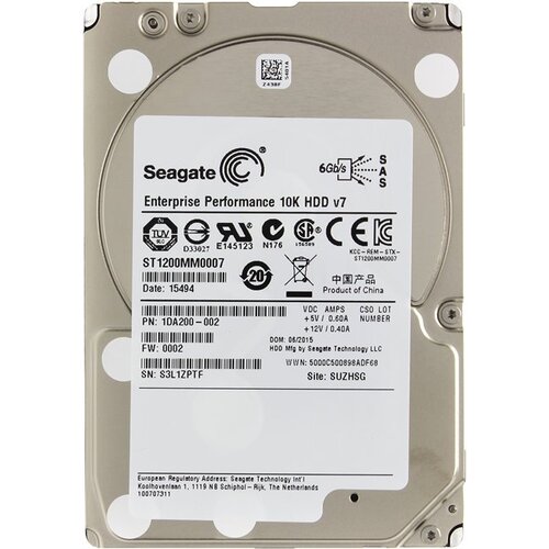 Жесткий диск Seagate 1.2TB 10K 6G SAS 64MB 2.5 [ST1200MM0007]