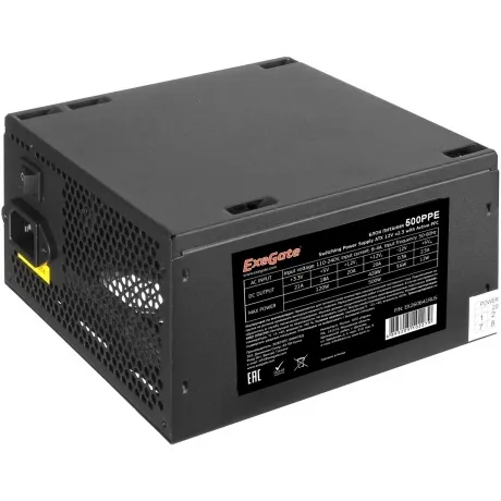 Блок питания ExeGate 550W 550PPE (EX282072RUS) Black в Санкт-Петербурге