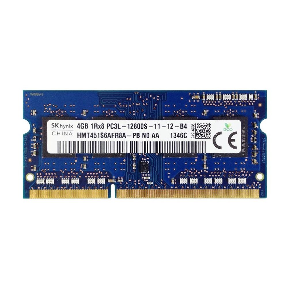 Оперативная память Hynix 1x4GB 1RX8 PC3L-12800S DDR3-1600MHZ SODIMM [HMT451S6AFR8A-PB]