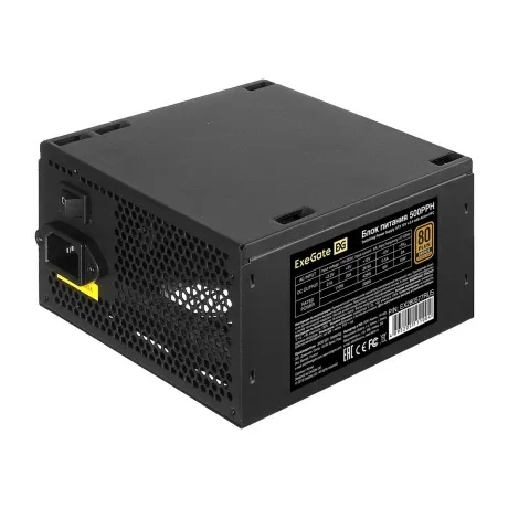 Блок питания ExeGate 500W 500PPH-OEM ATX black (EX280577RUS-OEM) в Санкт-Петербурге