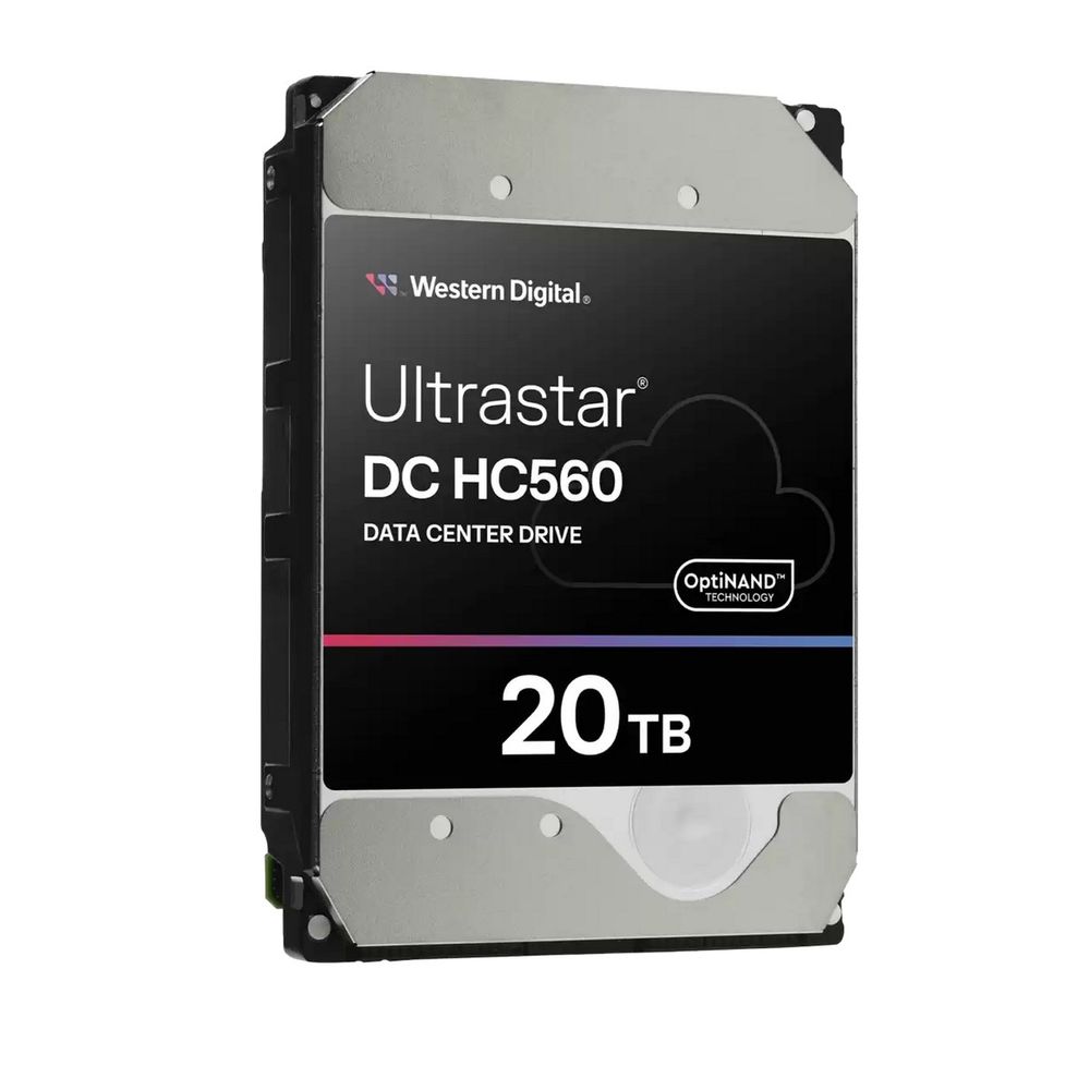 Жесткий диск серверный Western Digital 3.5" 20TB WD Ultrastar DC HC560 WUH722020BLE6L4 SATA 6Gb/s, 512 Mb, 7200 rpm 0F38785