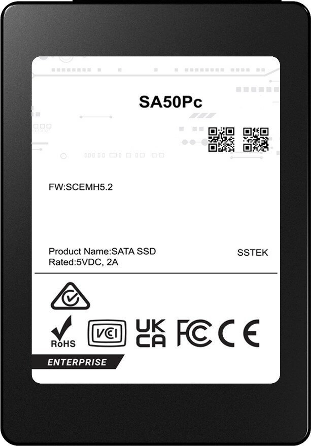 SSD накопитель Phison 1.92Tb SA50Pc (S1201K001T92P022T3000)