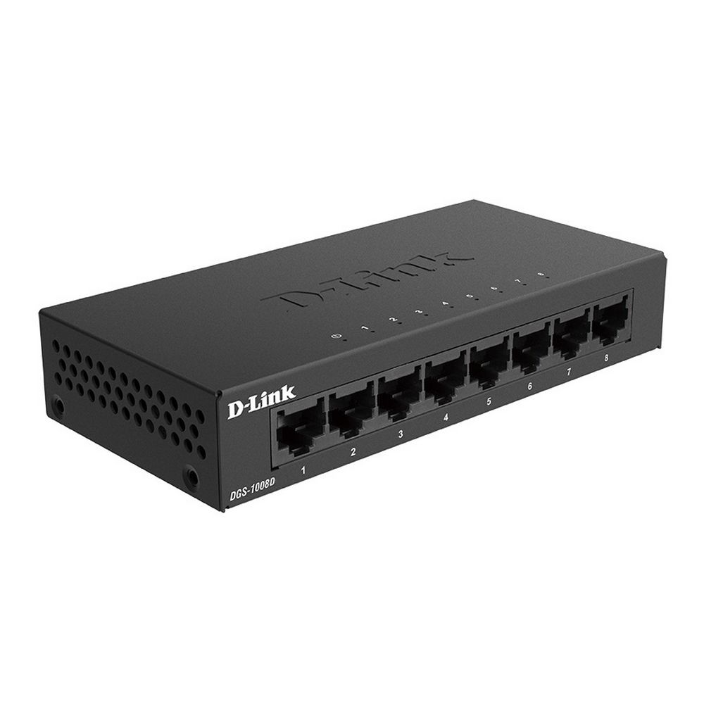 Коммутатор D-Link DGS-1008D/K2A 8G неуправляемый