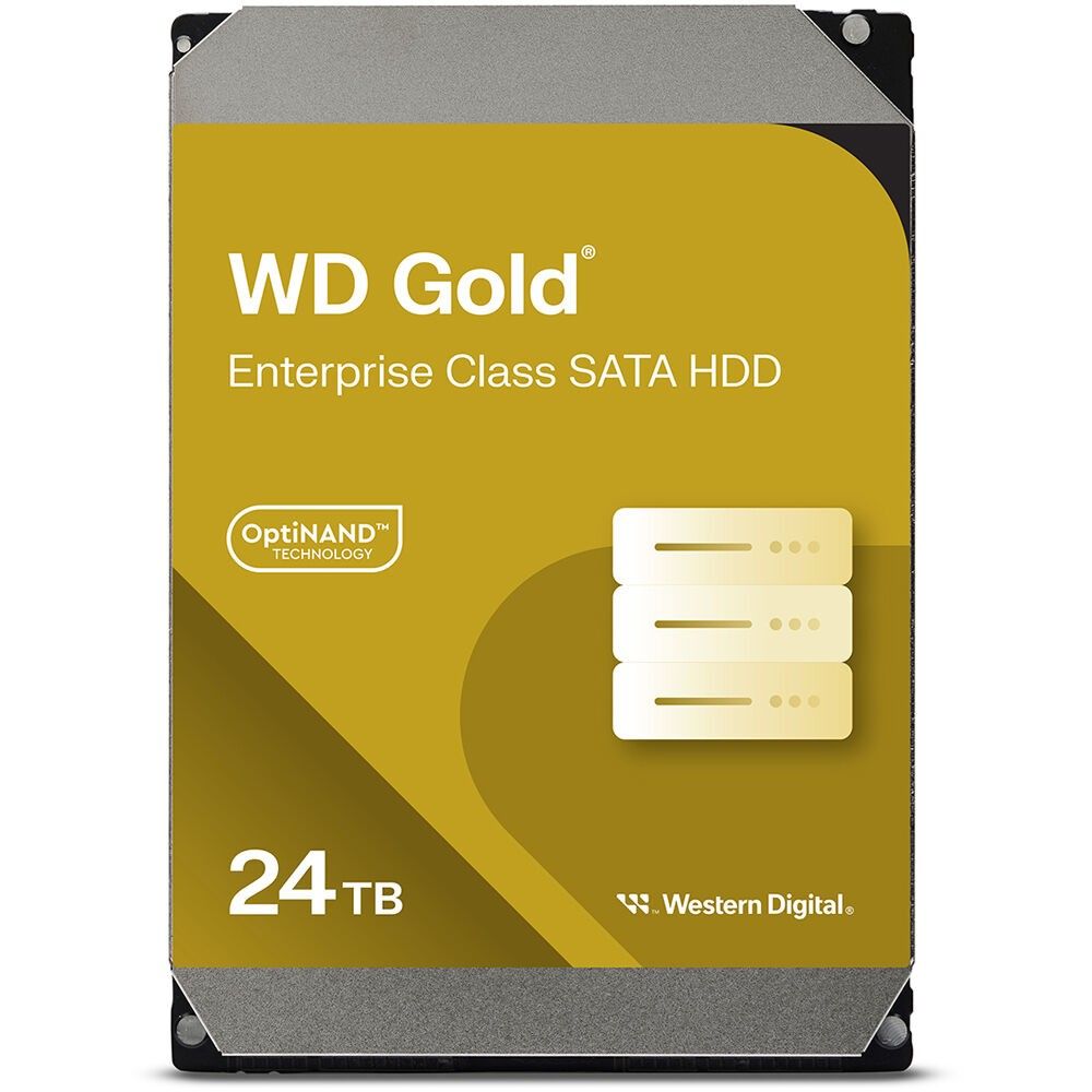 Жесткий диск Western Digital 3.5" 24TB SATA 6Gb/s 7200RPM 512MB WD242KRYZ Gold
