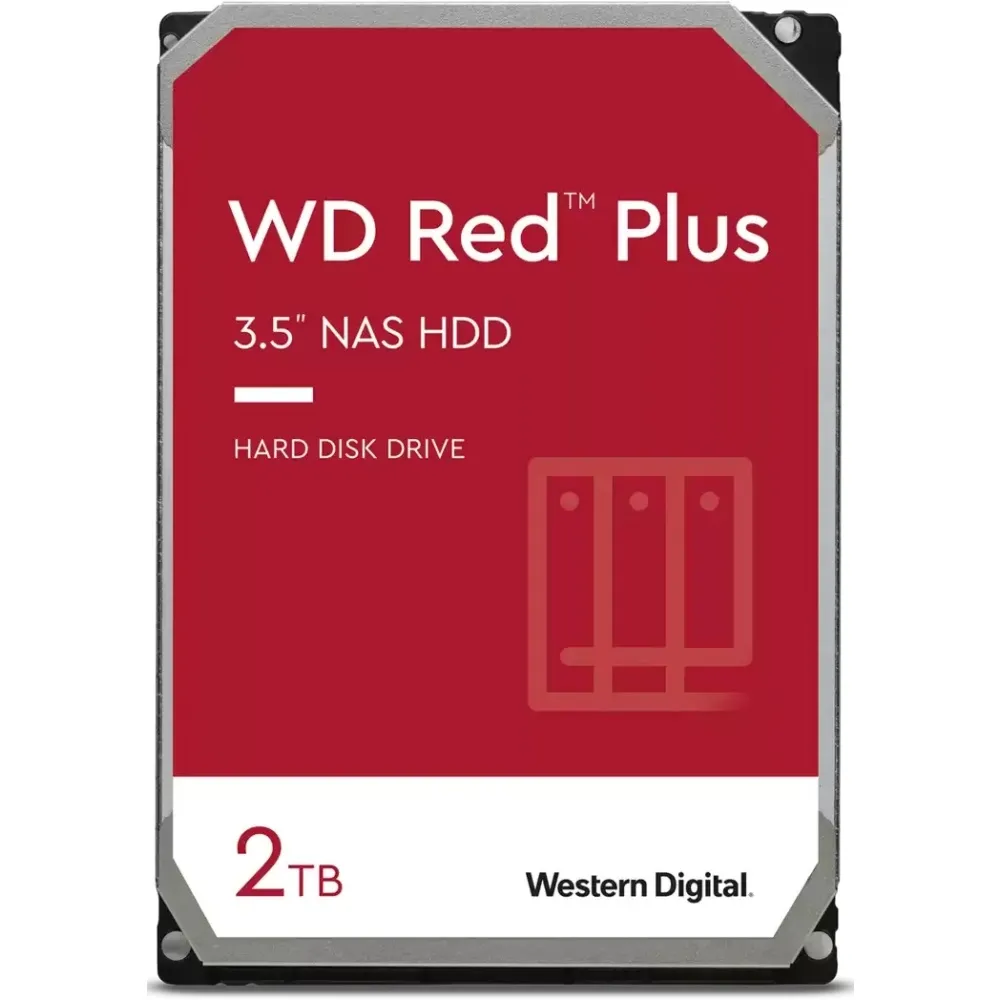 Жесткий диск WD SATA-III 2TB WD20EFPX NAS Red Plus (5400rpm) 64Mb 3.5" в Санкт-Петербурге