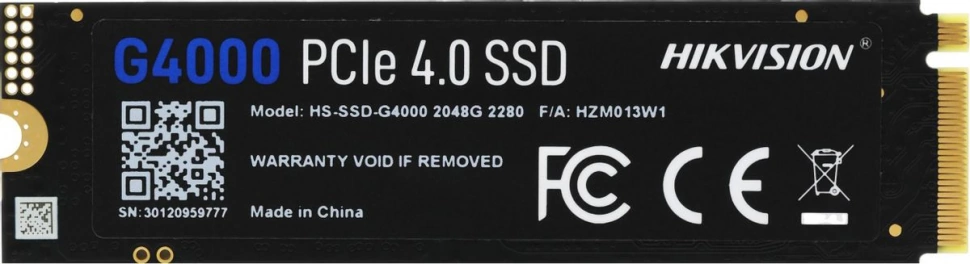 SSD накопитель Hikvision HS-SSD-G4000/2048G