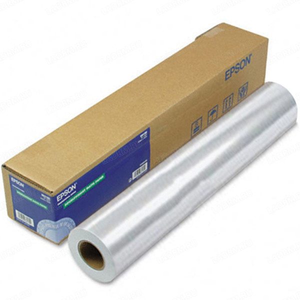 EPSON C13S045085 плёнка матовая прозрачная А0+/60" (1524 мм) 206 г/м2, 30,5 метров