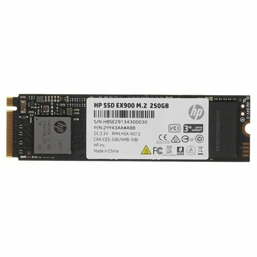 SSD накопитель HP M.2 250Gb EX900 Series (2YY43AA)