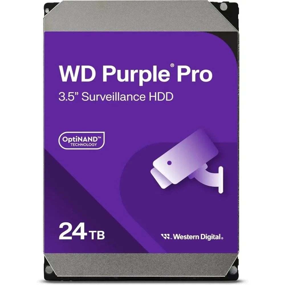 Жесткий диск WD SATA-III 24TB WD240PURP Surveillance Purple Pro в Санкт-Петербурге