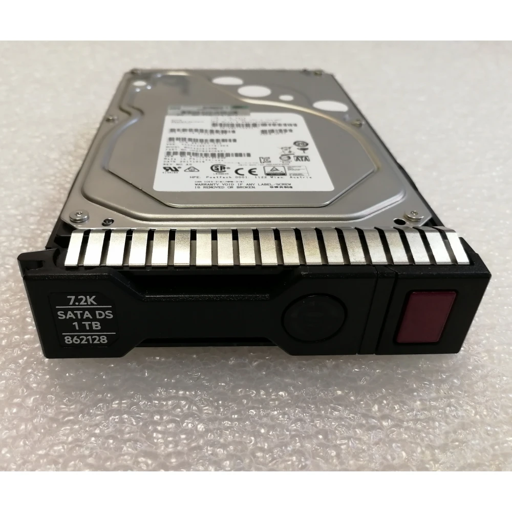 Жесткий диск HP 861691-B21 1 ТБ 6G 7.2K SATA 3.5' серверный HDD 861691-S21, 862128-001, 866122-001, MB001000GWCBC