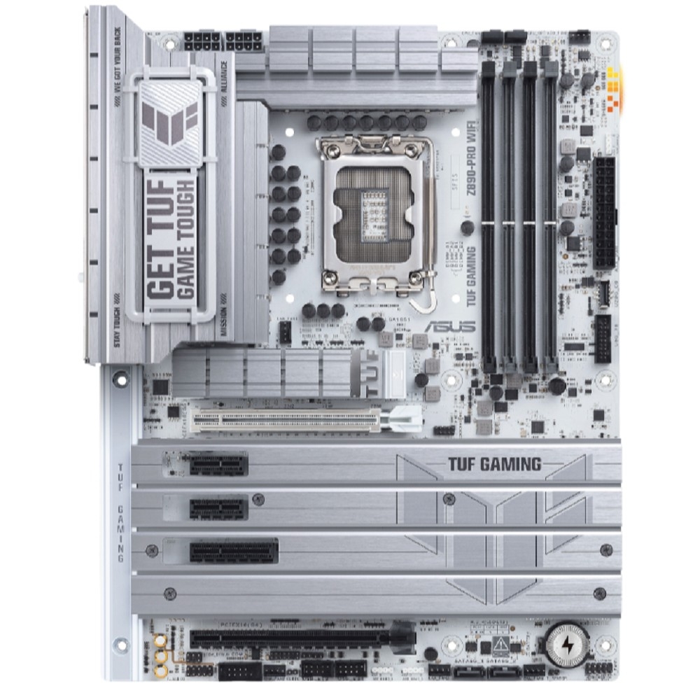ASUS TUF GAMING Z890-PRO WIFI (LGA1851, Z890, 4*DDR5, 4*SATA, 4*M.2, 6*USB 3.2, 2*PCIx16, 1*PCIx4, 2*PCIx1, 2*Thunderbolt™ 4, HDMI+DP, ATX)